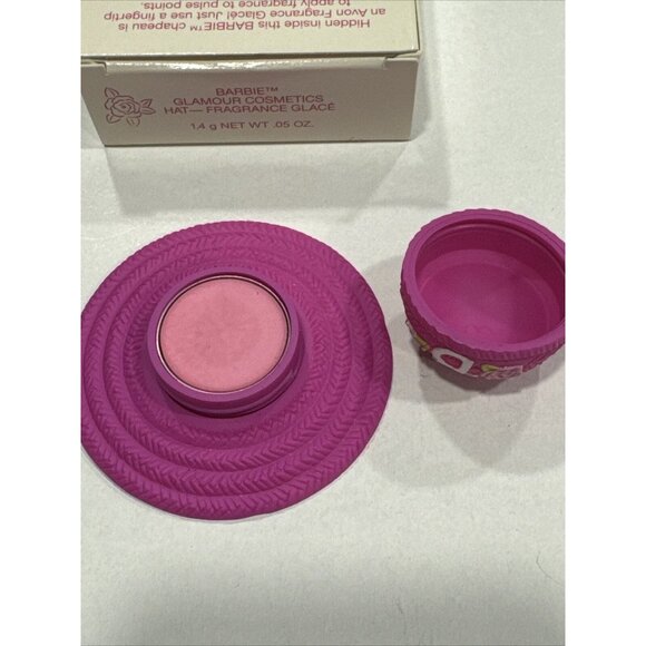 Vintage Barbie Doll Avon Glamour Cosmetics Hat Fragrance Glacé BB3 - Picture 3 of 3